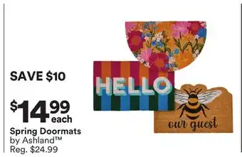 Michaels Spring Doormats by Ashland offer