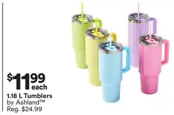 Michaels 1.18 L Tumblers by Ashland offer