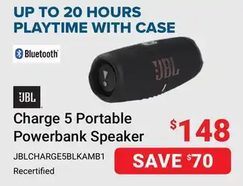 Visions Electronics Charge 5 Portable Powerbank Speaker offer