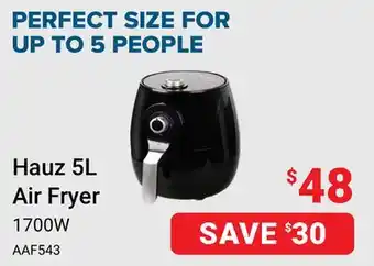 Visions Electronics Hauz 5L Air Fryer offer