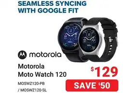 Visions Electronics Motorola Moto Watch 120 offer