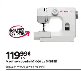 Michaels Machine à coudre M1000 de SINGER offer