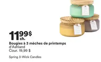 Michaels Bougies à 3 mèches de printemps d'Ashland offer