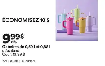 Michaels Gobelets de 0,59 l et 0,88 l d'Ashland offer