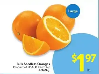 Walmart Bulk Seedless Oranges offer