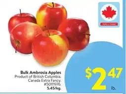 Walmart Bulk Ambrosia Bulk Ambrosia Apples Product of British Columbia. Canada Extra Fancy. offer