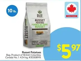 Walmart Russet Potatoes offer