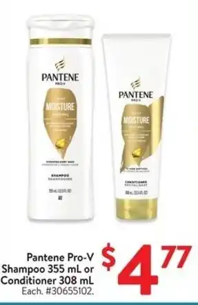 Walmart Pantene Pro-V Shampoo or Conditioner offer