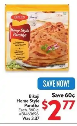 Walmart Bikaji Home Style Paratha offer