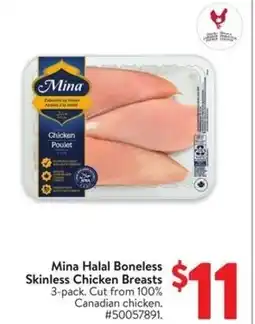 Walmart Mina Halal Boneless Skinless Chicken Breast offer