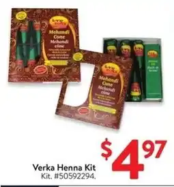 Walmart Verka Henna Kit offer