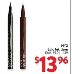 Walmart NYX Epic Ink Liner offer