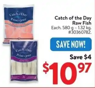 Walmart Catch of the Day Raw Fish offer