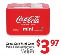 Walmart Coca-Cola Mini Cans offer