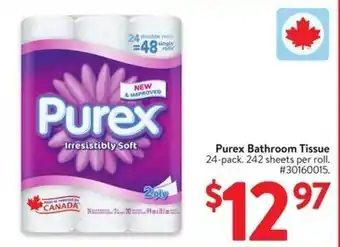 Walmart Purex Bathroom Tissue offer