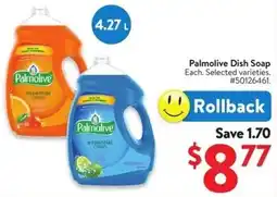 Walmart Palmolive Dish Soap offer