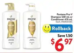 Walmart Pantene Pro-V Shampoo or Conditioner offer