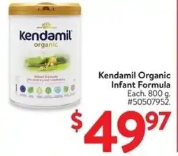 Walmart Kendamil Organic Infant Formula offer