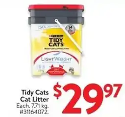 Walmart Tidy Cats Cat Litter offer