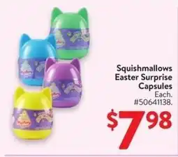 Walmart Squishmallows easter surprise capsules offer