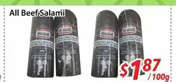 Bestco Food Mart All Beef Salami offer