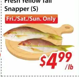 Bestco Food Mart Fresh Yellow Tail Snapper (S) offer