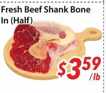 Bestco Food Mart Fresh Beef Shank Bone In (Half) offer