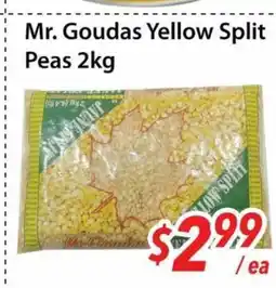 Bestco Food Mart Mr. Goudas Yellow Split Peas offer