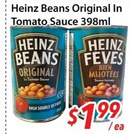 Bestco Food Mart Heinz Beans Original In Tomato Sauce offer