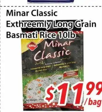 Bestco Food Mart Minar classic exthreemly long grain basmati rice offer