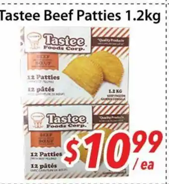 Bestco Food Mart Tastee beef patties offer