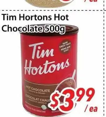 Bestco Food Mart Tim Hortons Hot Chocolate offer