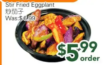 Ample Food Market Stir Fried Eggplant offer