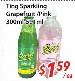 Bestco Food Mart Ting Sparkling Grapefruit /Pink offer