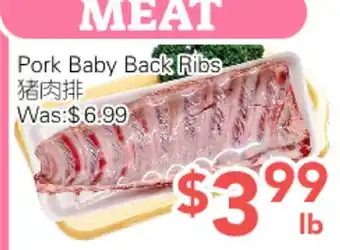 Ample Food Market Pork Baby Back Ribs offer