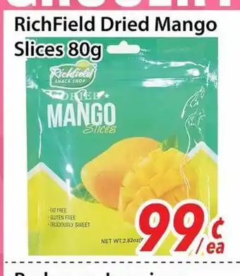 Bestco Food Mart Richfield dried mango slices offer