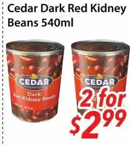 Bestco Food Mart Cedar Dark Red Kidney Beans offer