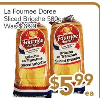 Ample Food Market La Fournee Doree Sliced Brioche offer