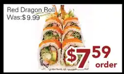 Ample Food Market Red Dragon Roll offer