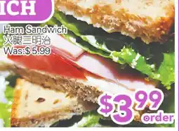 Ample Food Market Ham Sandwich offer