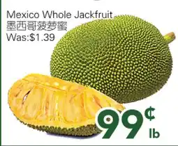 Ample Food Market Mexico Whole jackfruit offer