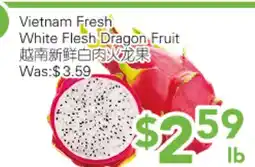 Ample Food Market Vietnam Fresh White Flesh Dragon Fruit offer