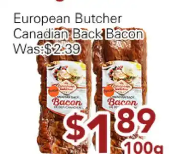 Ample Food Market European Butcher Canadian Back bacon offer