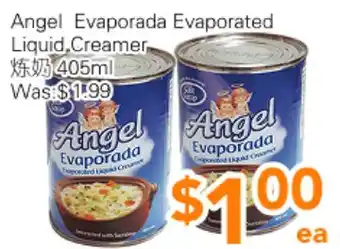 Ample Food Market Angel Evaporada Evaporated Liquid Creamer offer