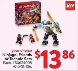 Walmart Ninjago and Friends or Technic Sets offer