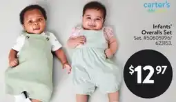 Walmart carter's Infants' Overalls Set offer