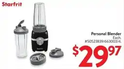 Walmart Starfrit Personal Blender offer