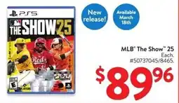 Walmart MLB The Show" 25 offer