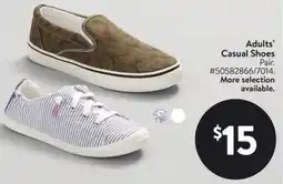 Walmart Adults' Casual Shoes offer