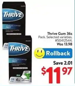 Walmart Thrive Gum offer